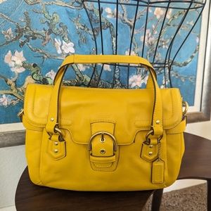 Coach Yellow Handbag